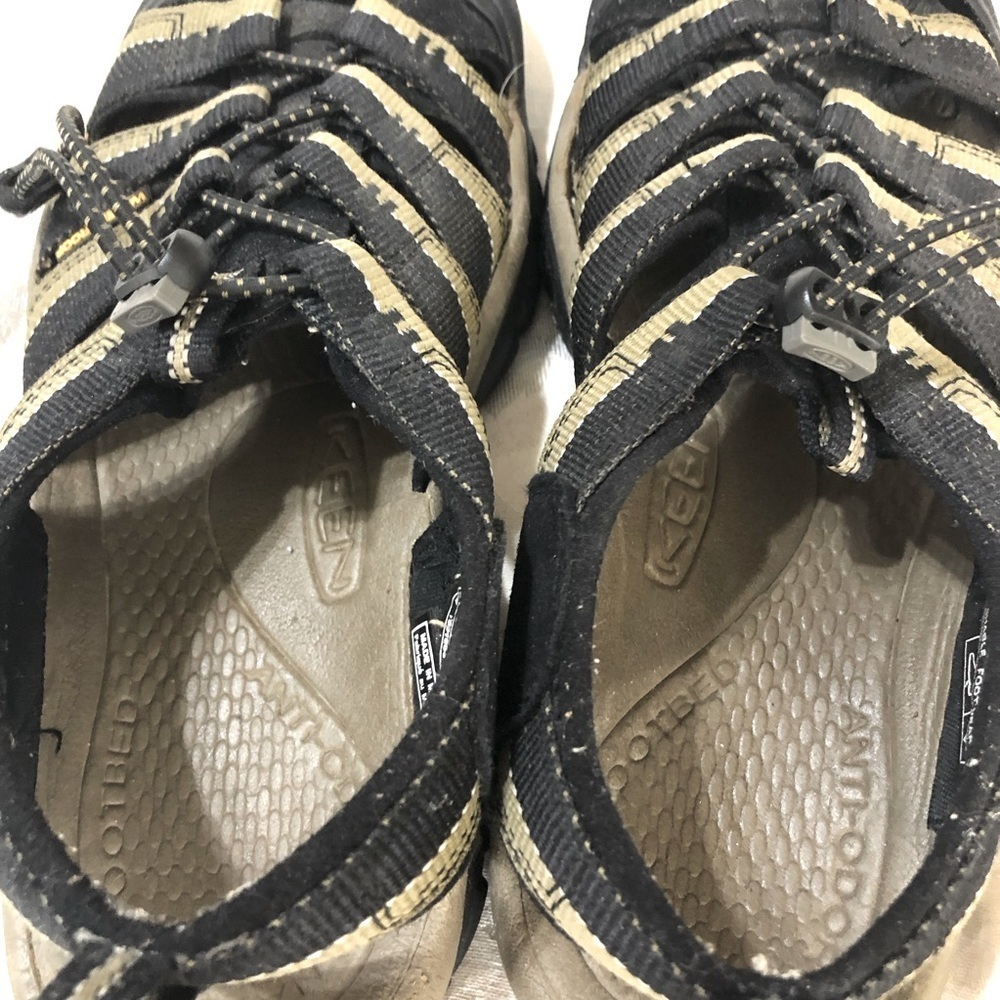 Keen Newport H2 Sport Sandals Water Shoes Black/Olive Green US 8.5 EU 41 - Picture 6 of 11